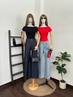 Blusa espalda descubierta