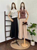 Blusa halter polka dots
