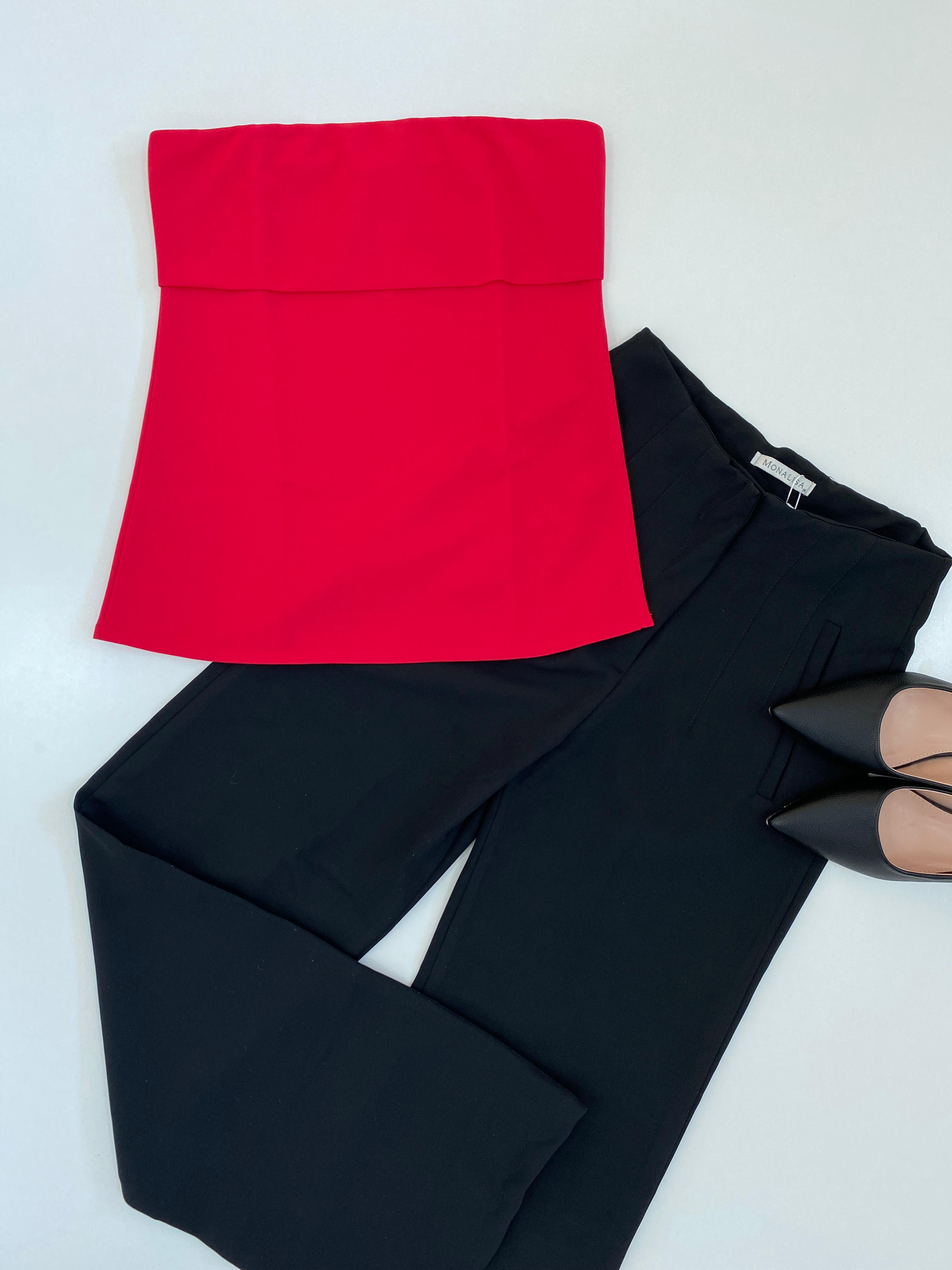 Blusas strapless