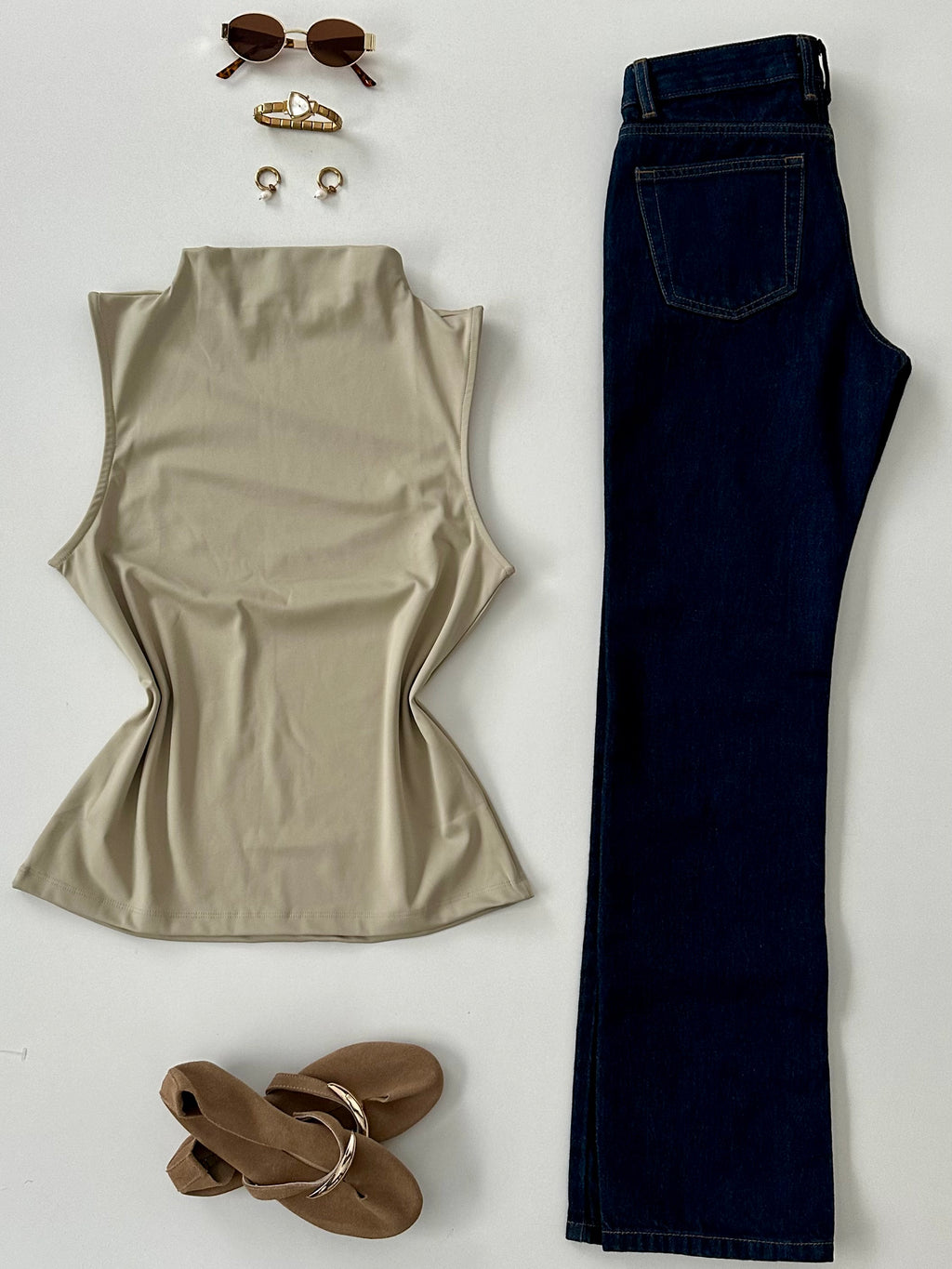 Blusa cuello alto