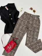 Pantalón animal print