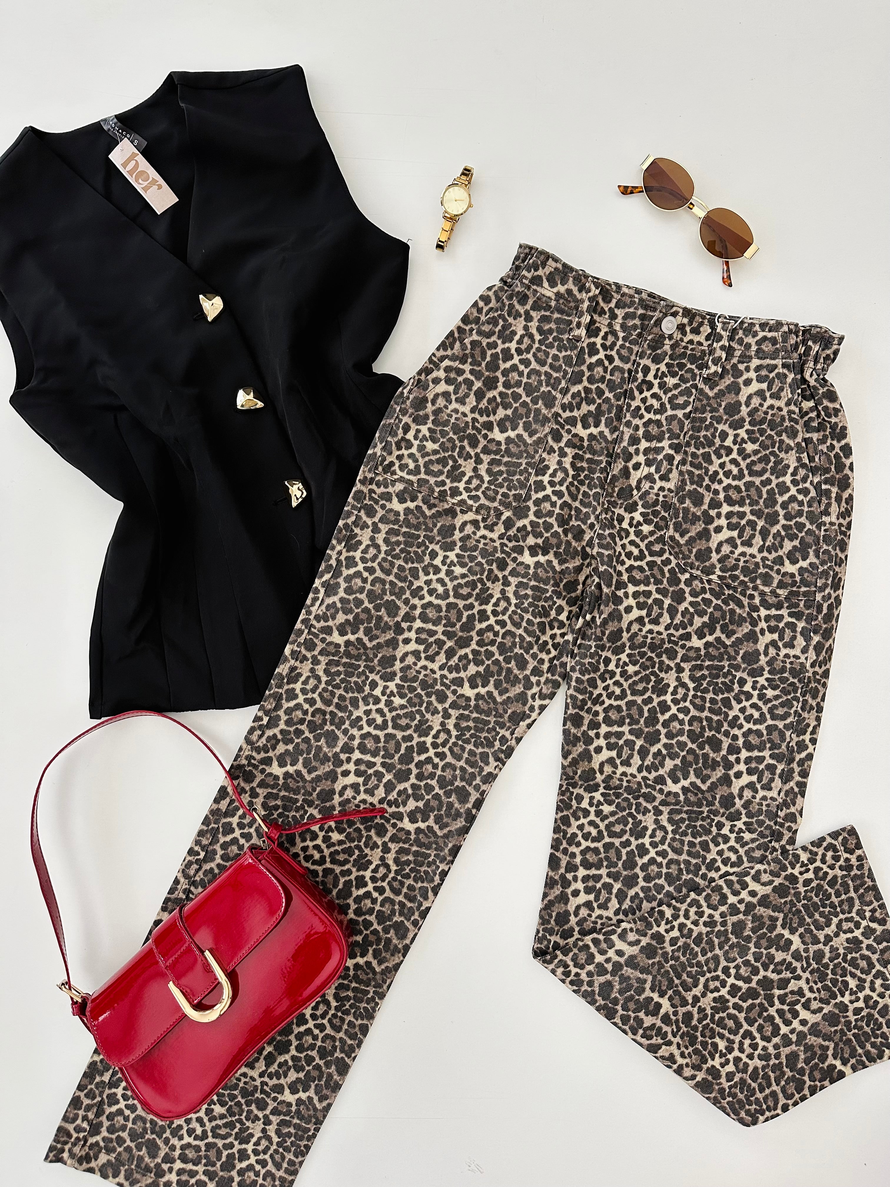 Pantalón animal print