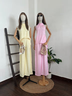 Set Halter wide leg