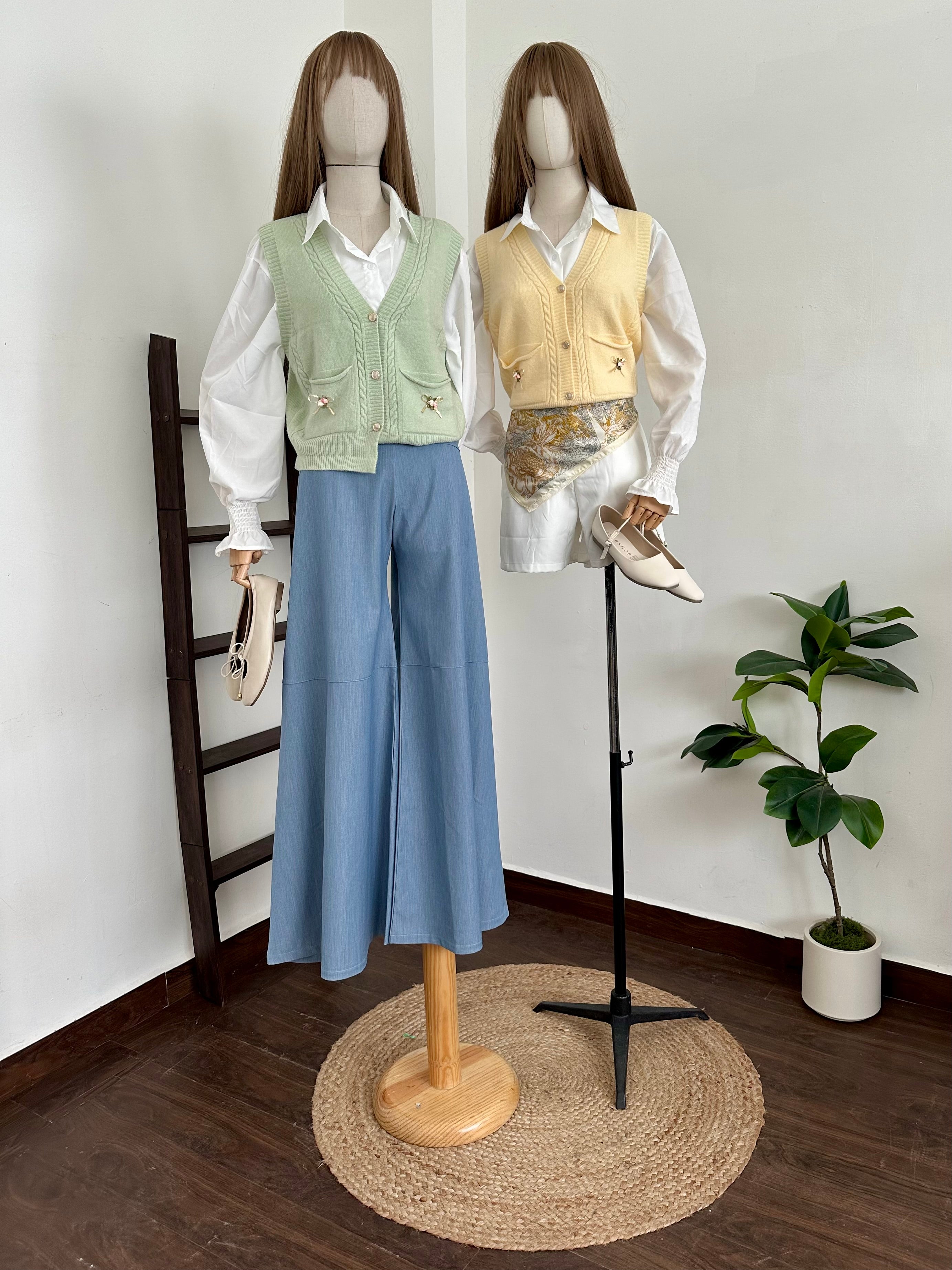 Camisa c/chaleco desmontable