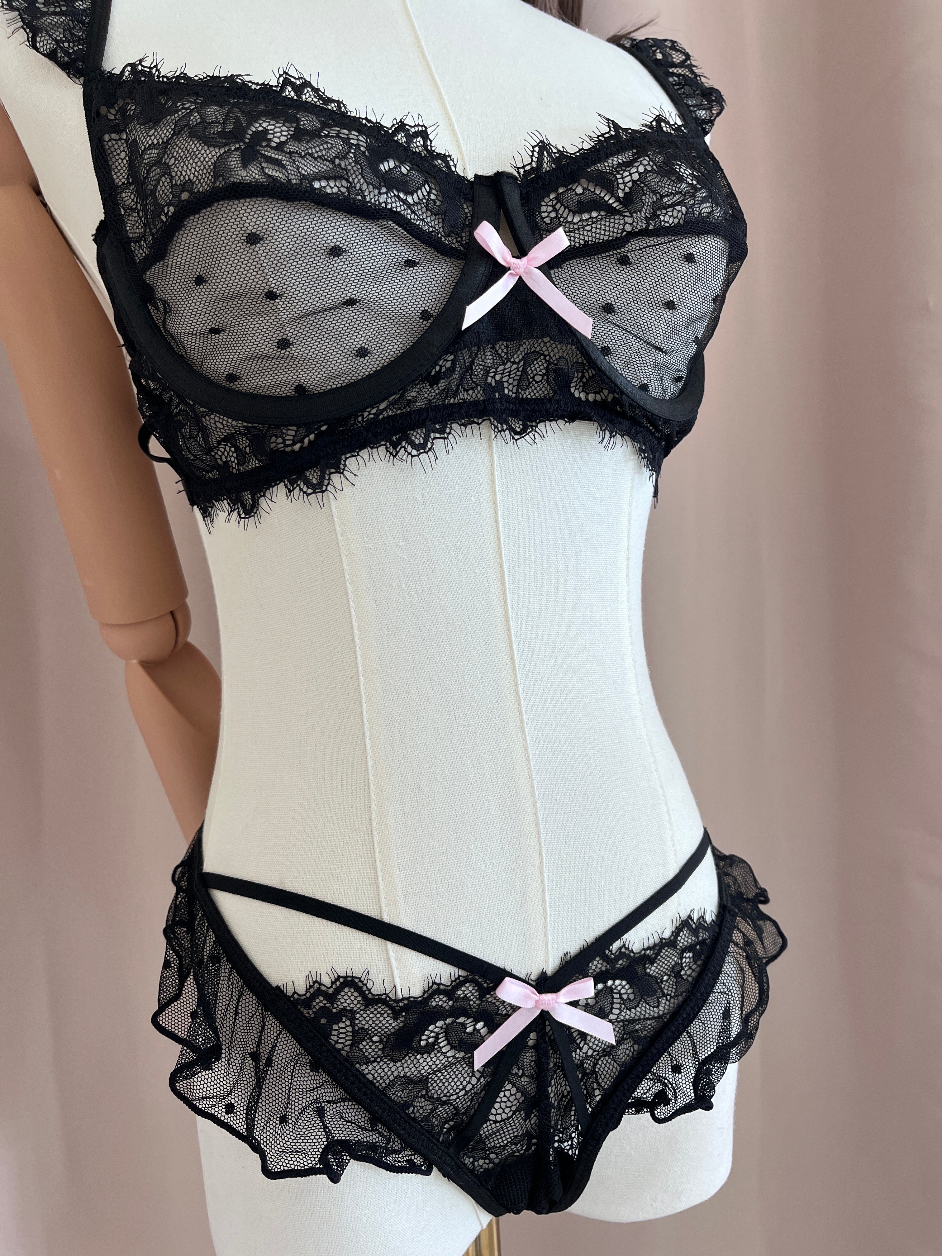 Set mesh encaje