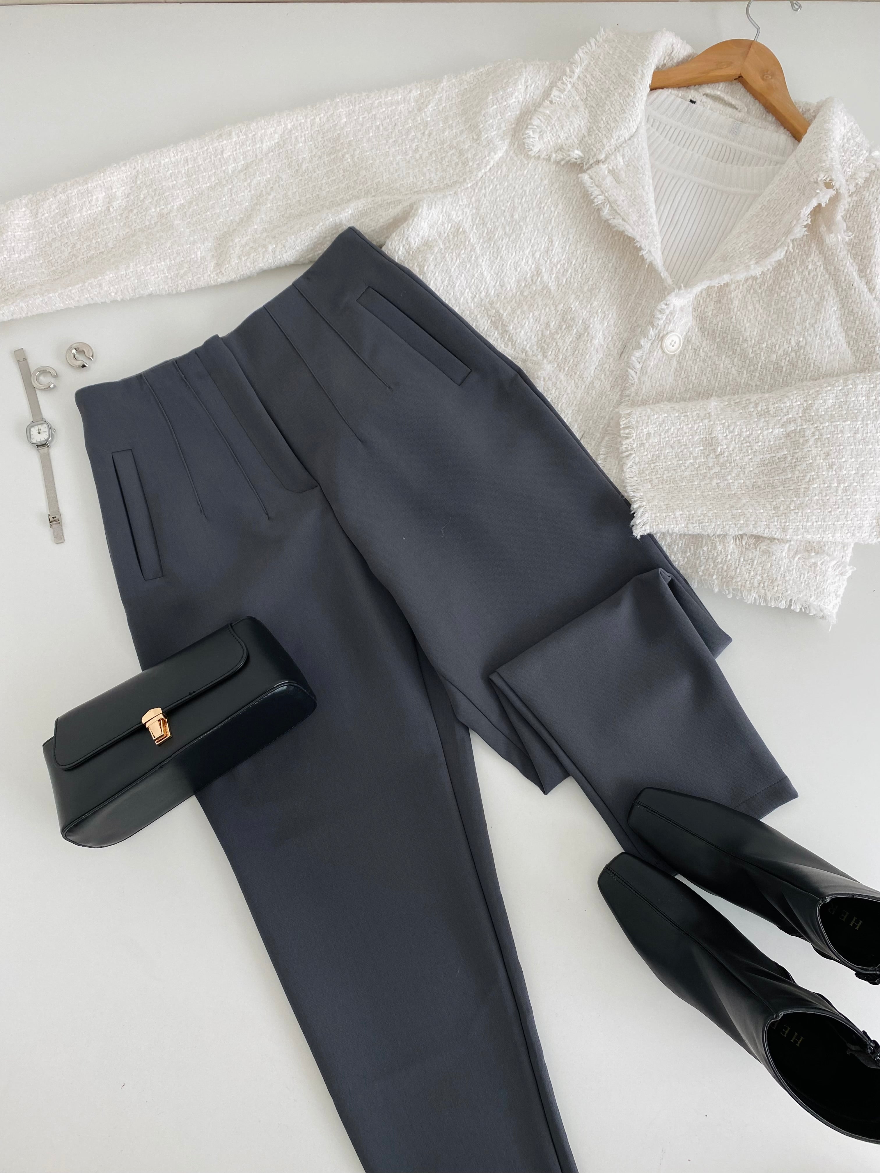 Pantalón pinza corte recto L/S