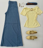 Blusa c/ detalle dorado