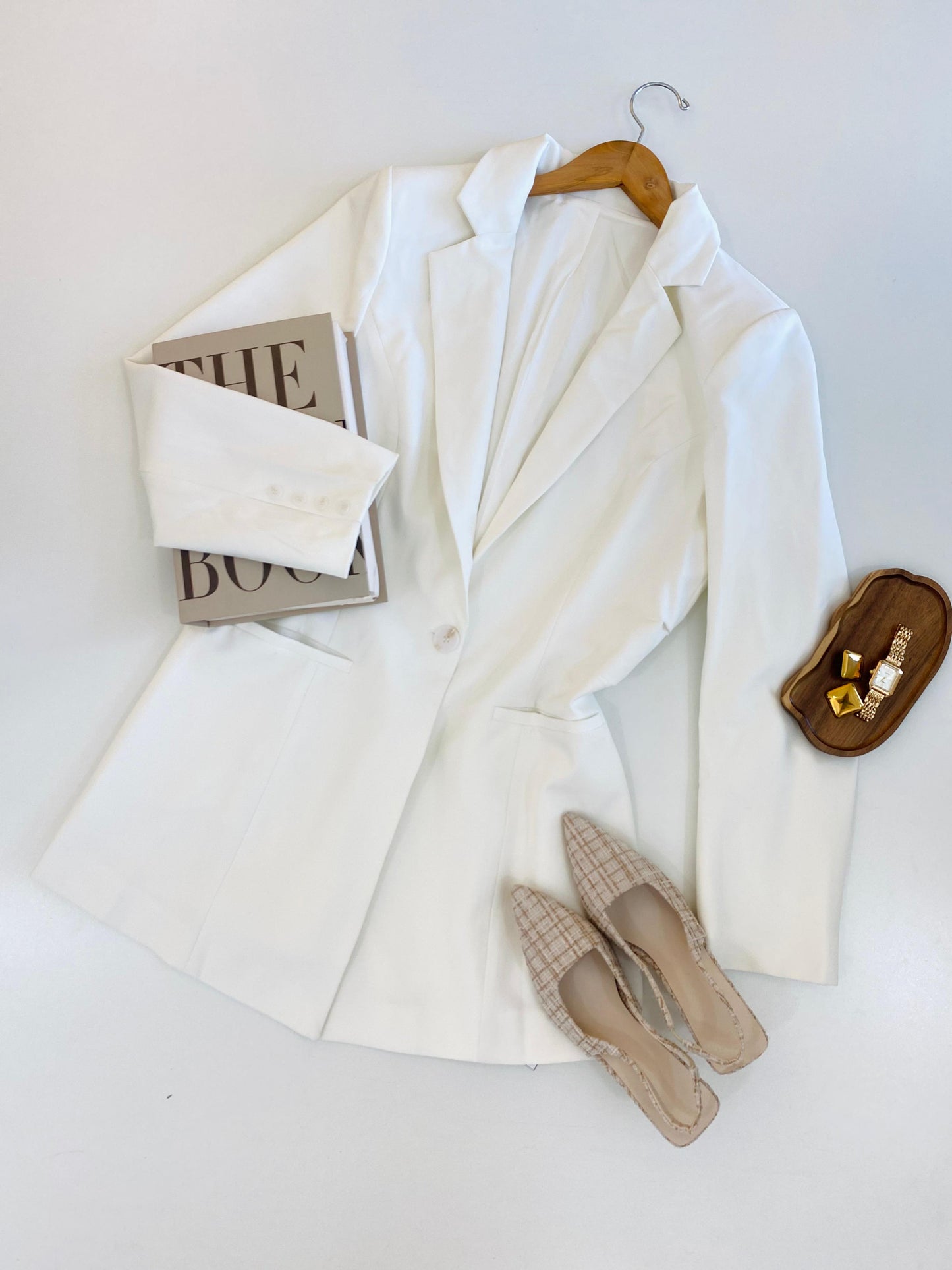 Blazer  blanco clásico