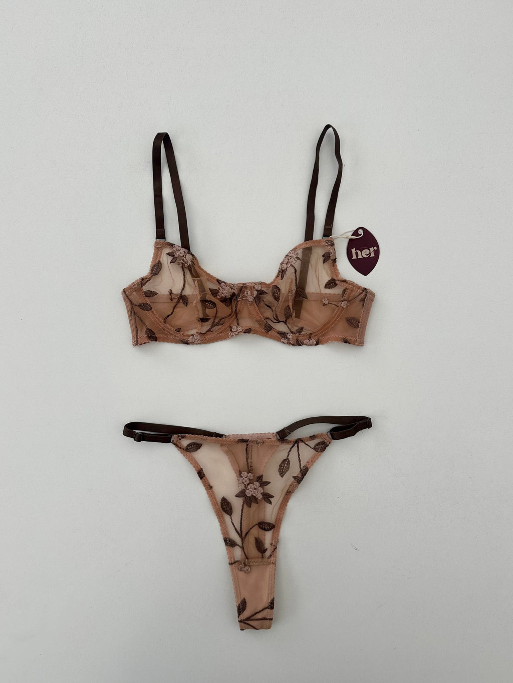 Set mesh c/bordado
