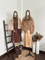 Abrigo corto c/cierre