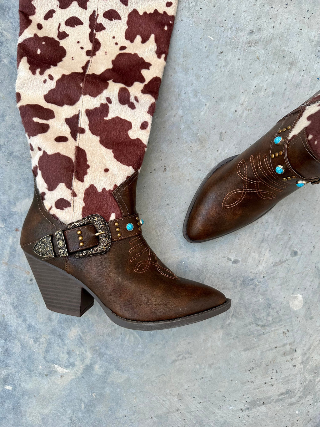 Botas print c/hebillas