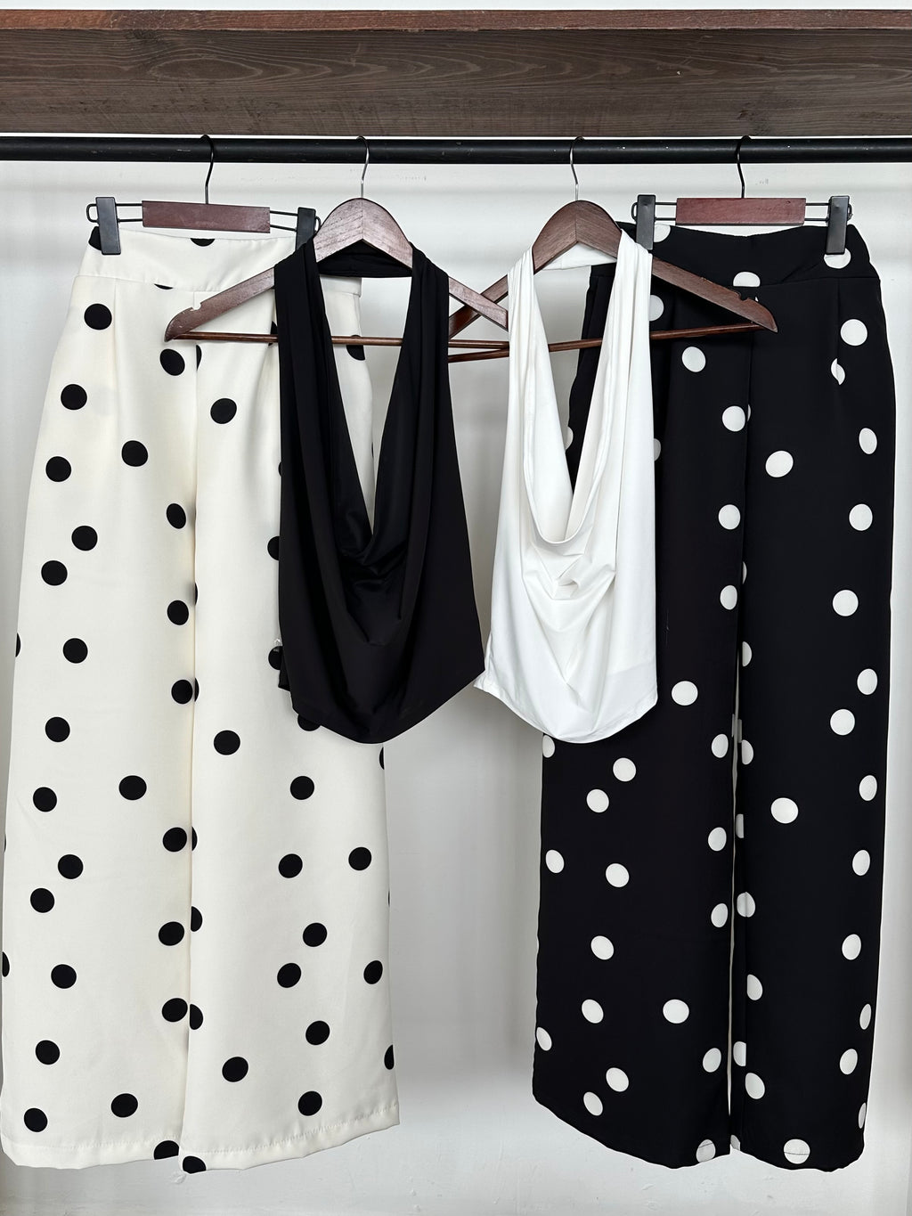 Set halter polka dots