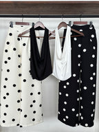 Set halter polka dots