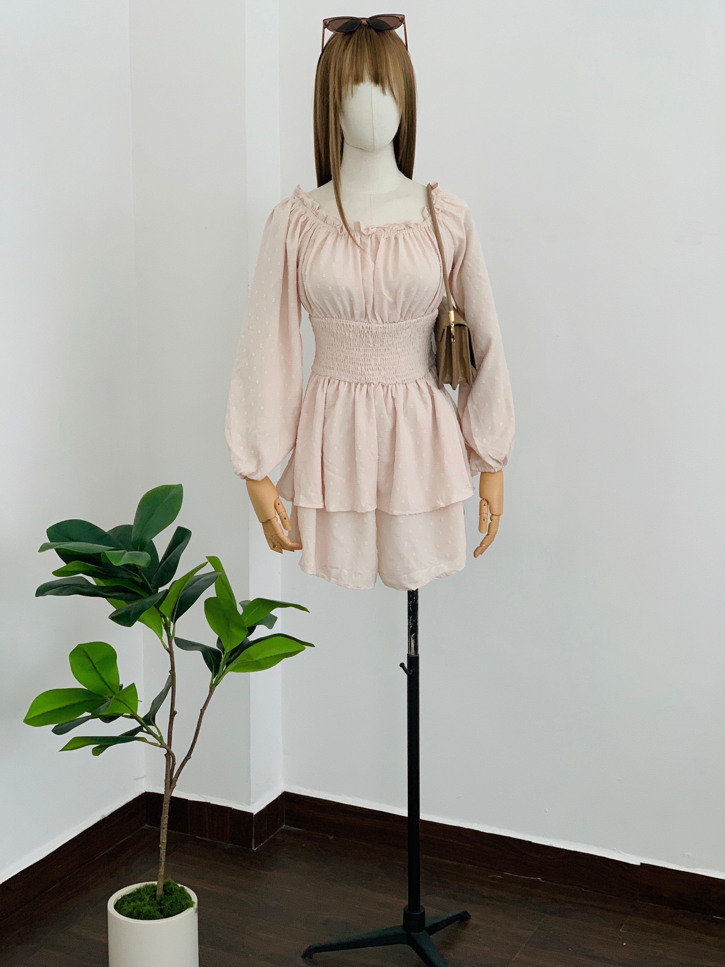 Vestido beige 🦋