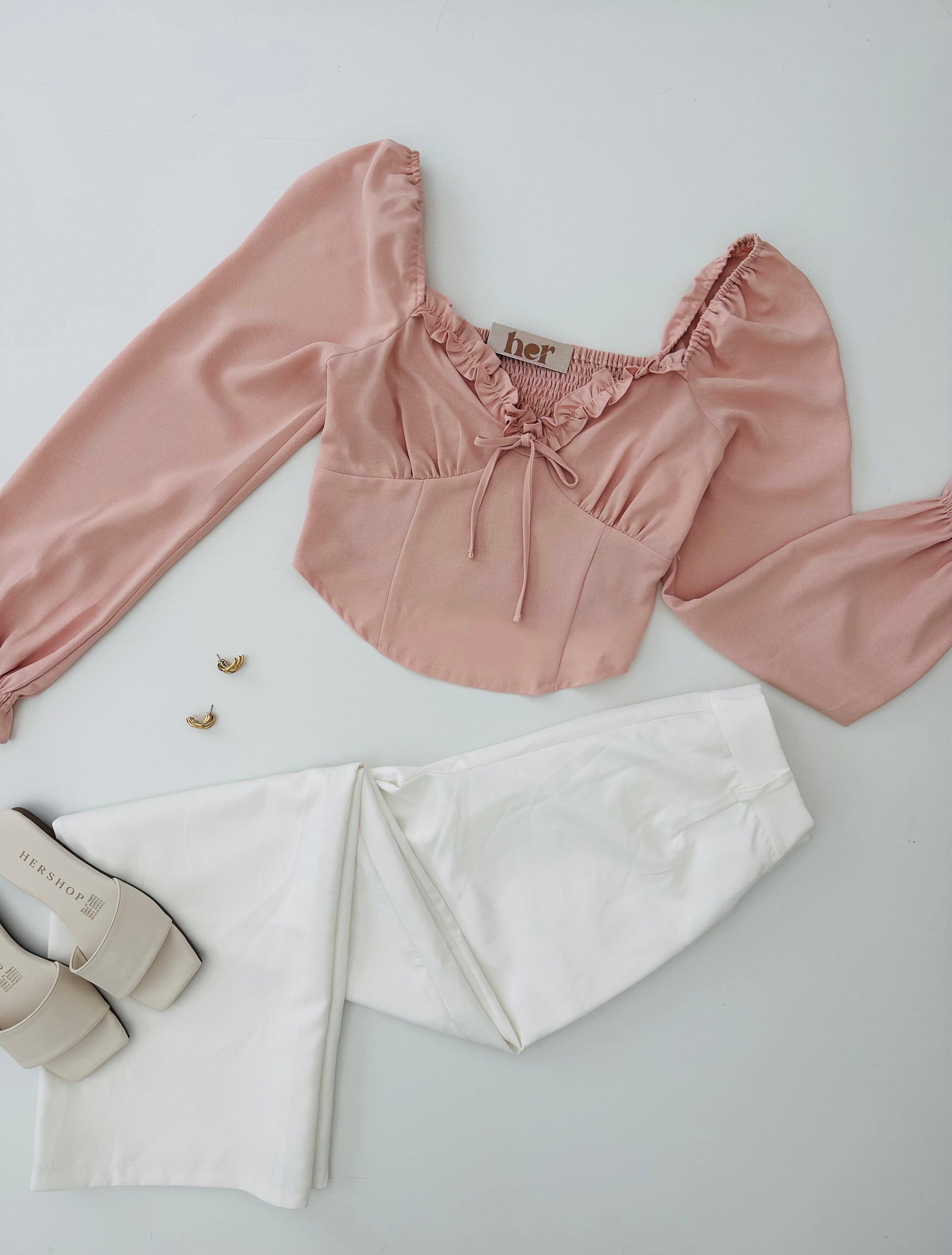 Blusa rosa palo