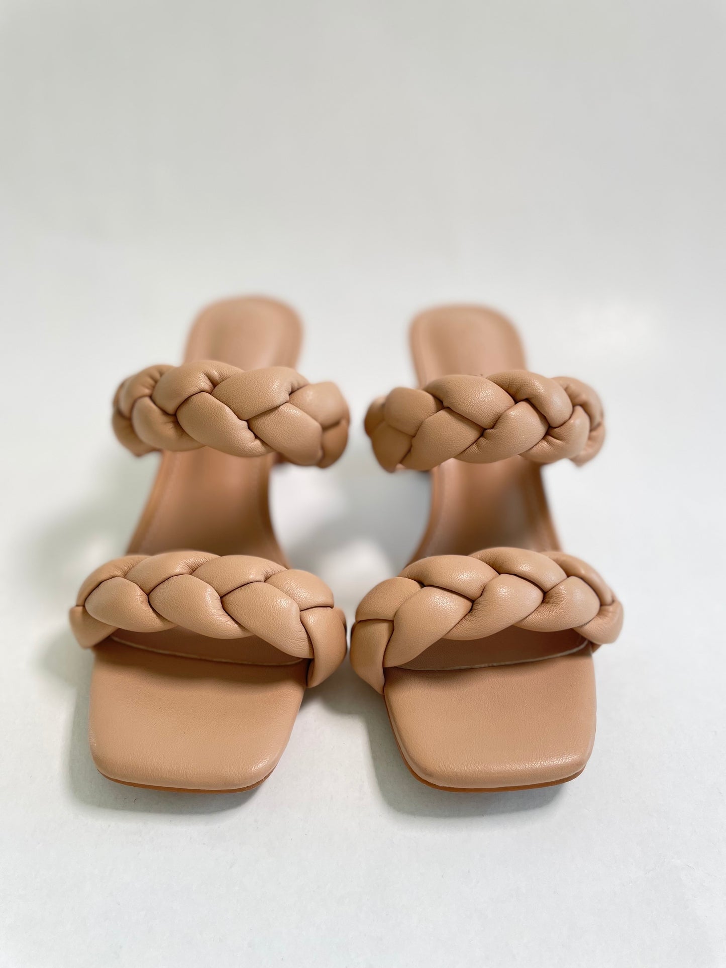 Zapatillas de trenza beige