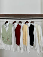 Camisa c/chaleco desmontable