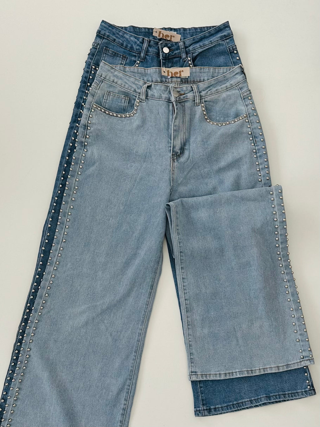 Jeans c/estoperoles