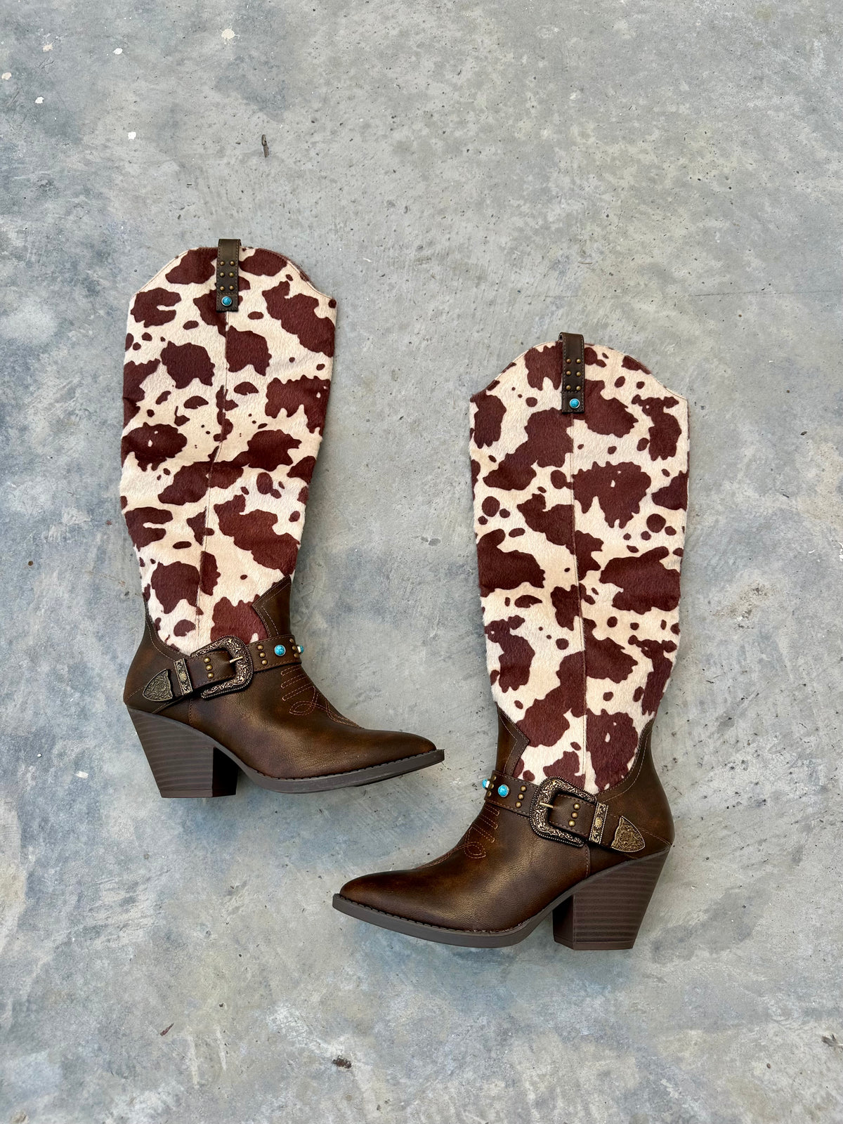 Botas print c/hebillas