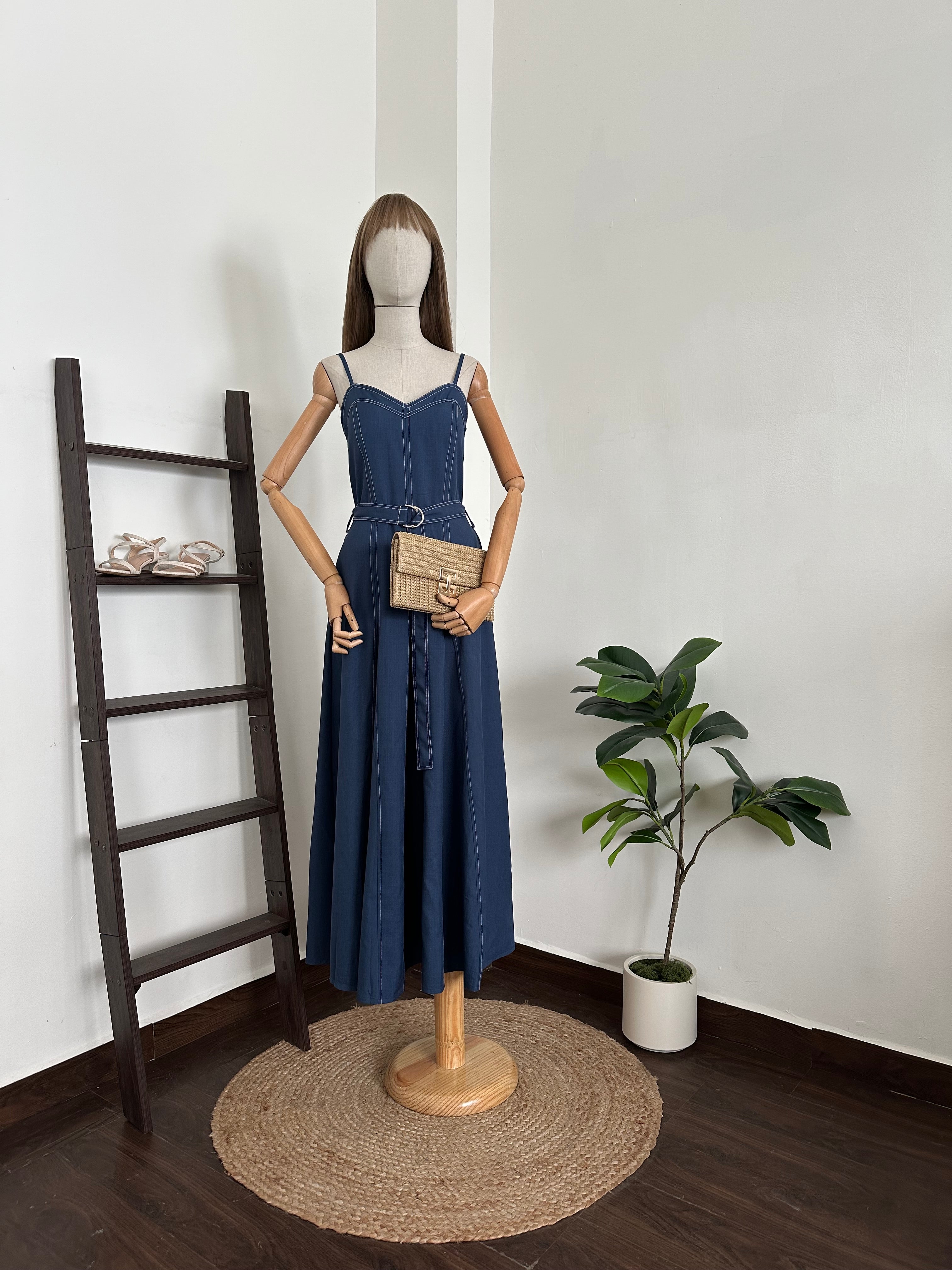 Vestido Denim c/bolsas