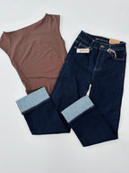 Jeans con dobladillo