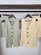 Conjunto falda y chaleco