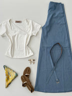 Blusa cuello cuadrado