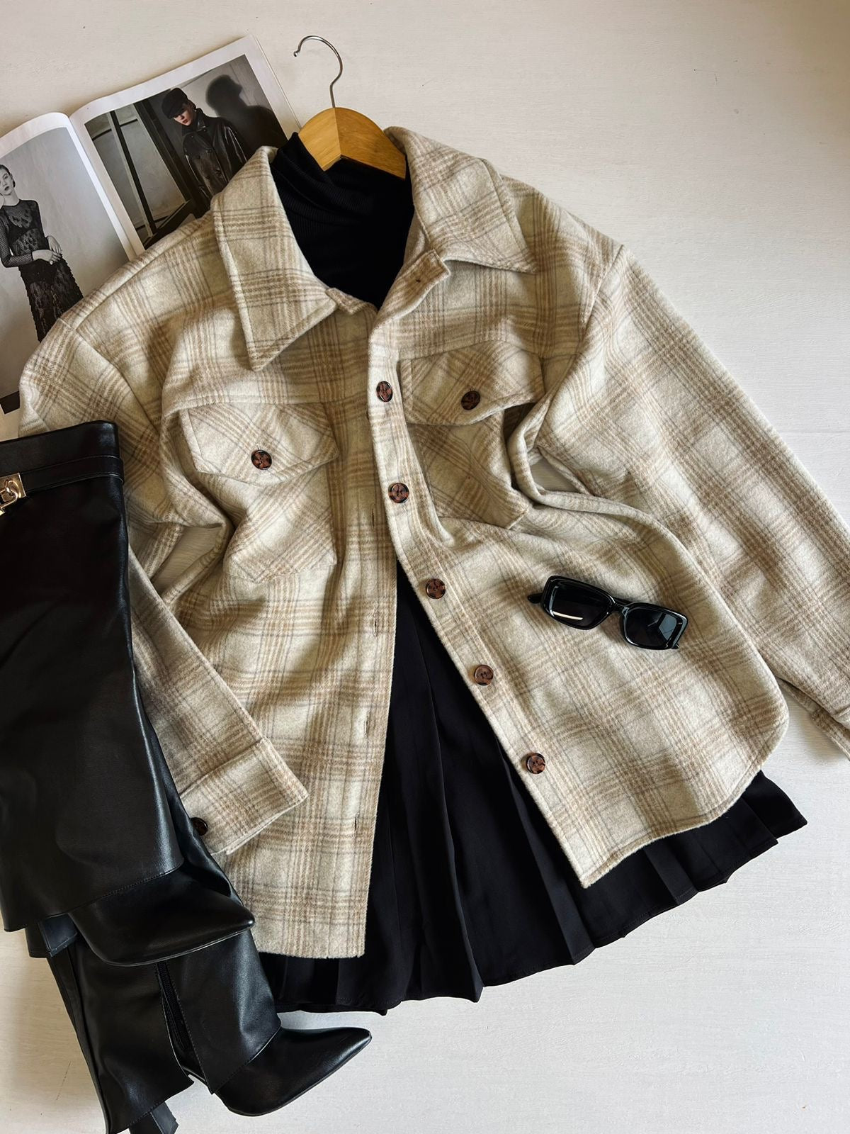 Sobrecamisa cuadros