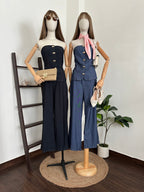 Set Denim botones