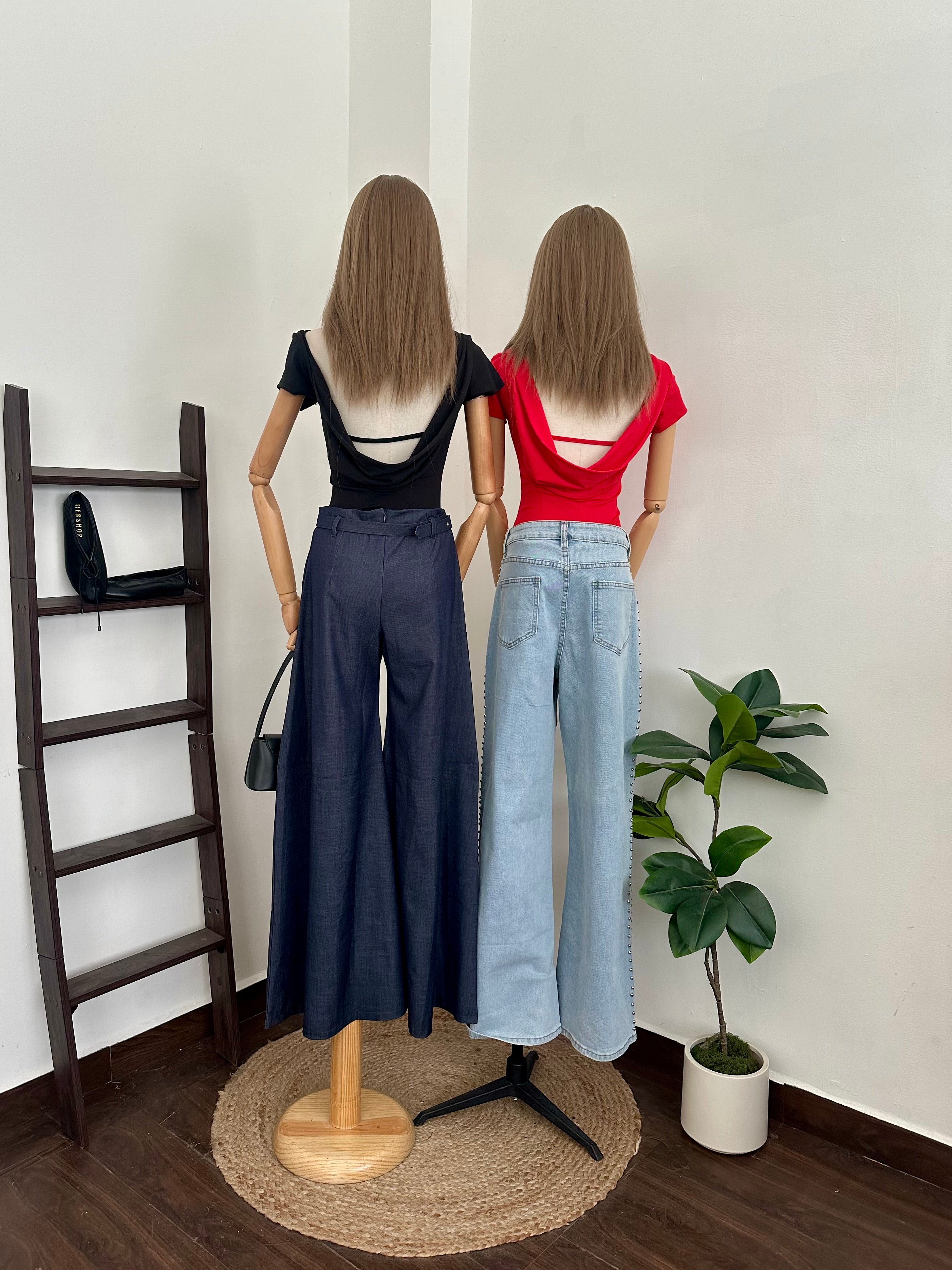 Blusa espalda descubierta
