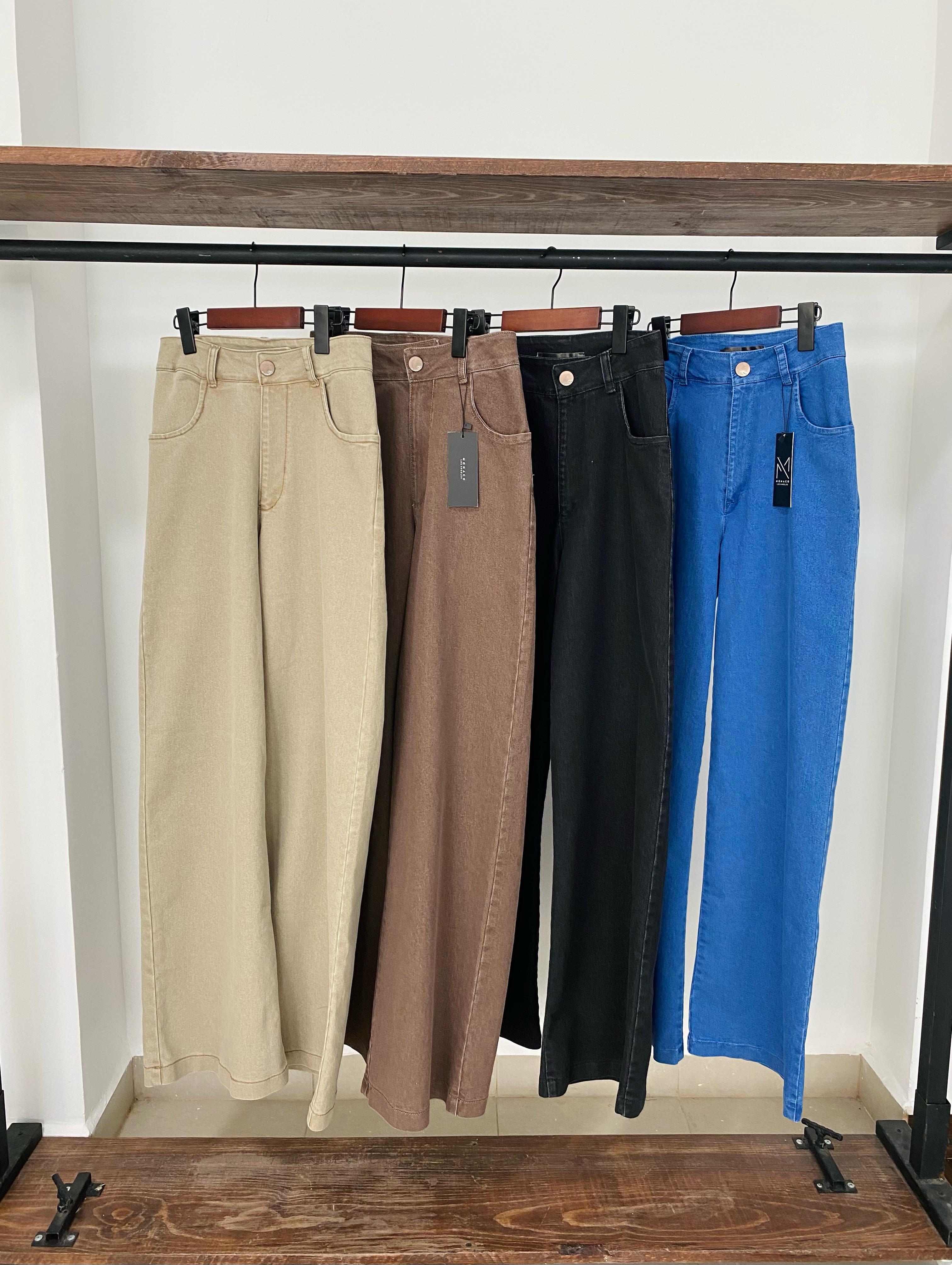 Jeans wide leg MONACO