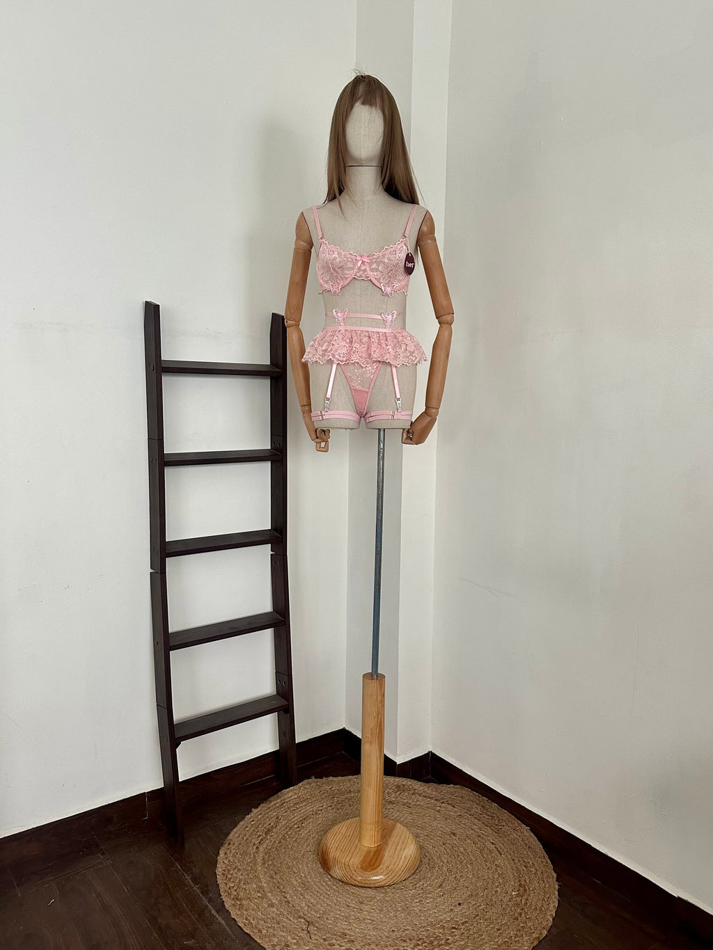 Set mesh c/encaje