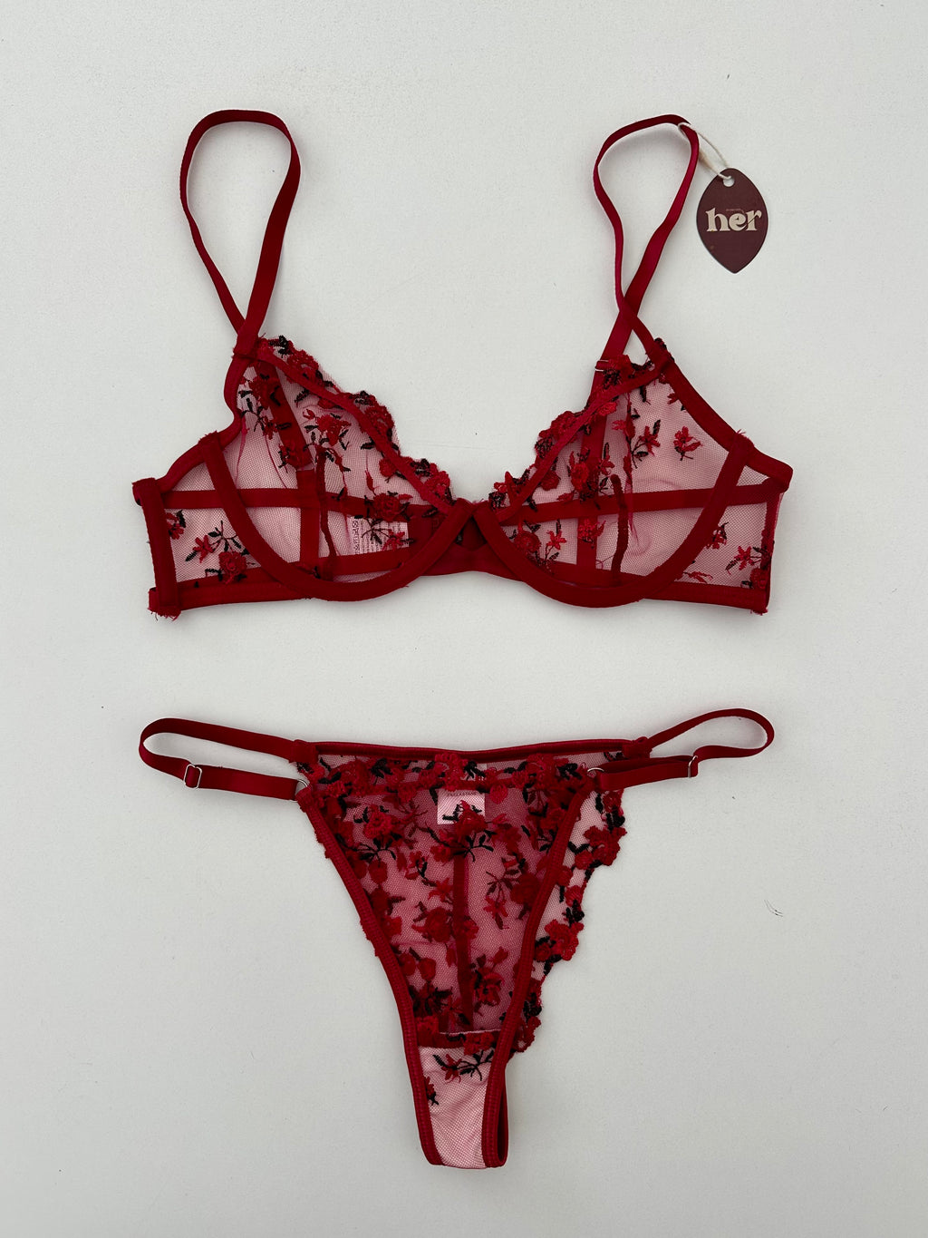 Set mesh c/bordado