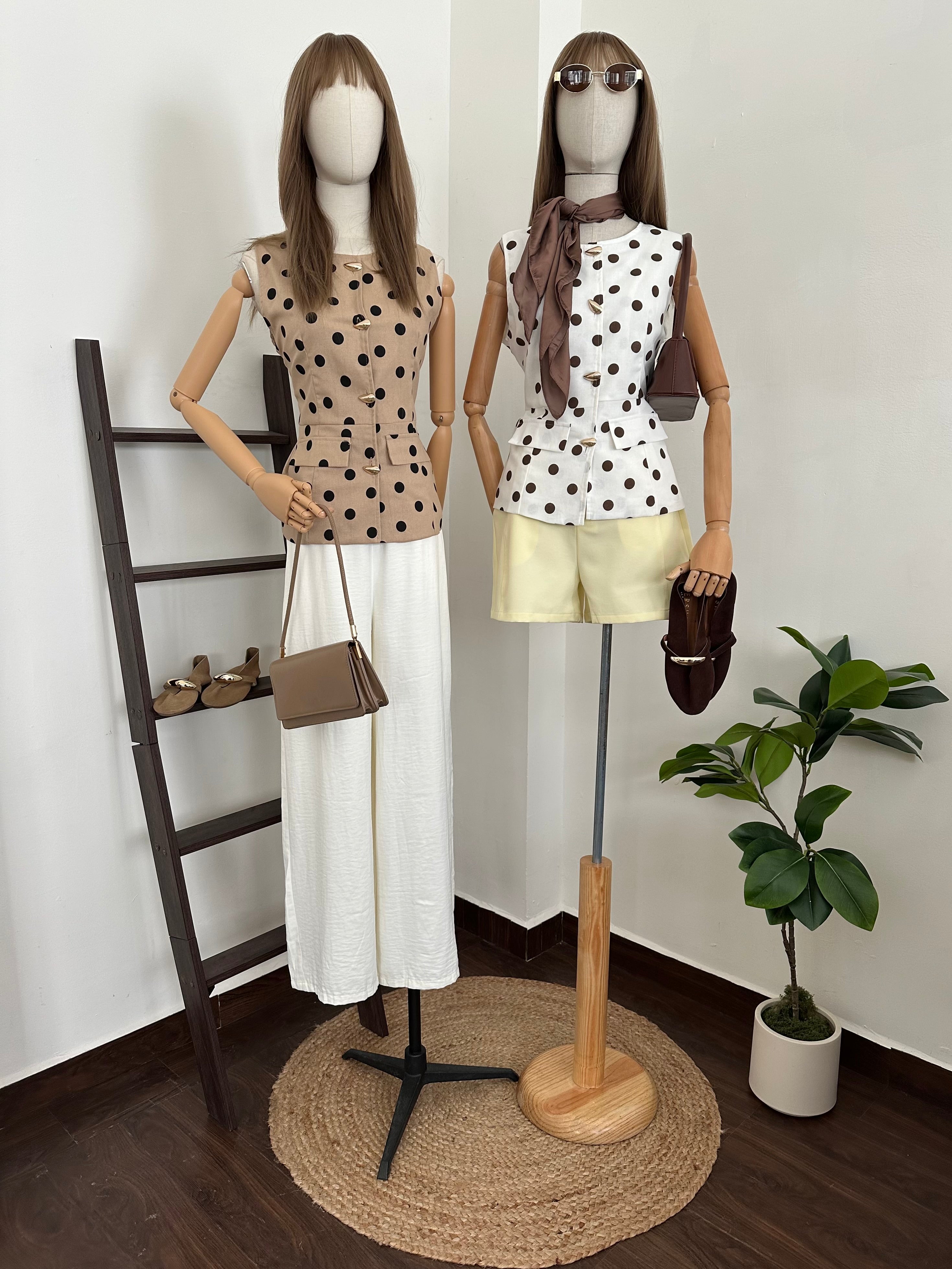 Chaleco polka dots