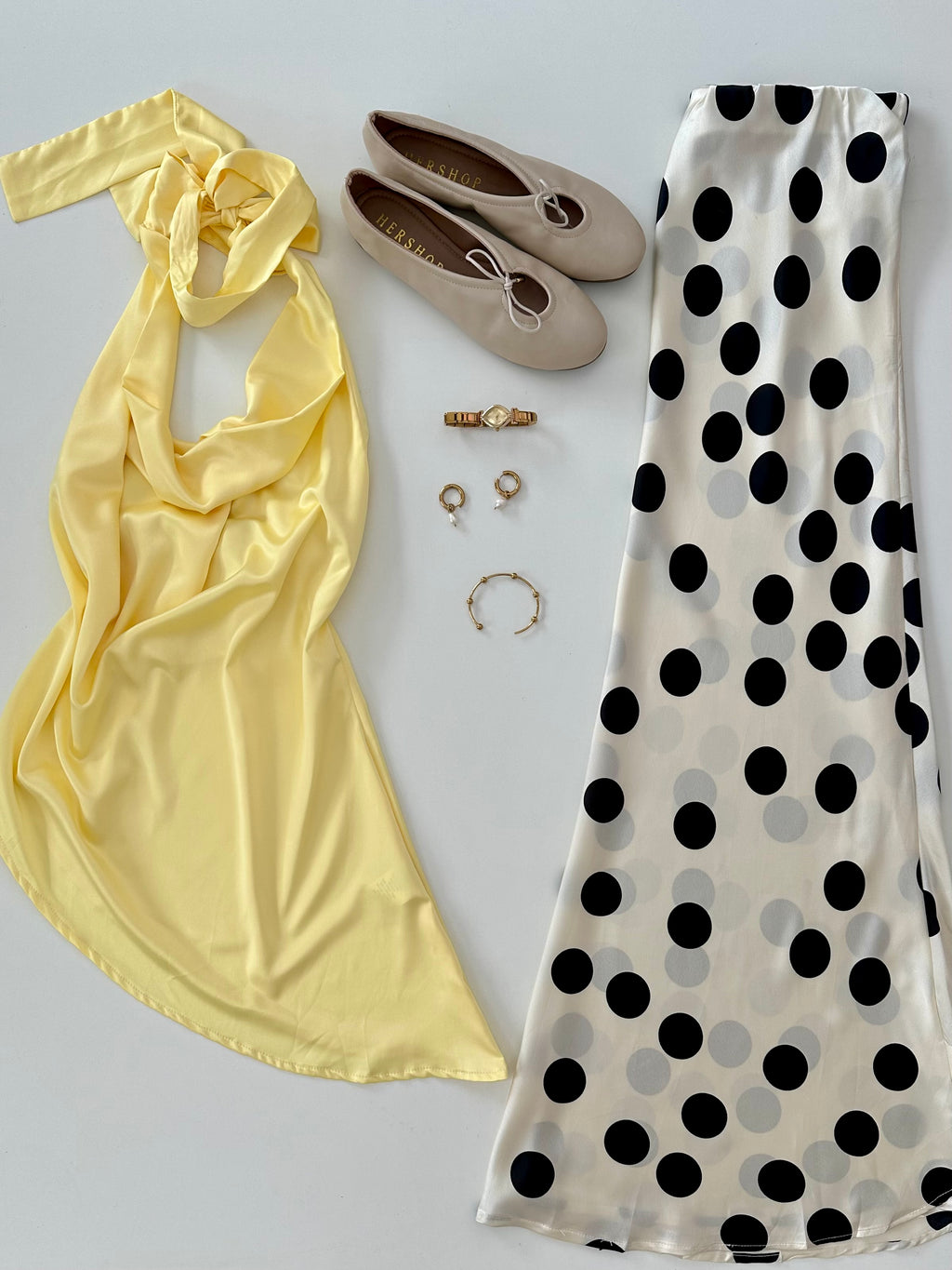Halter blouse Satin