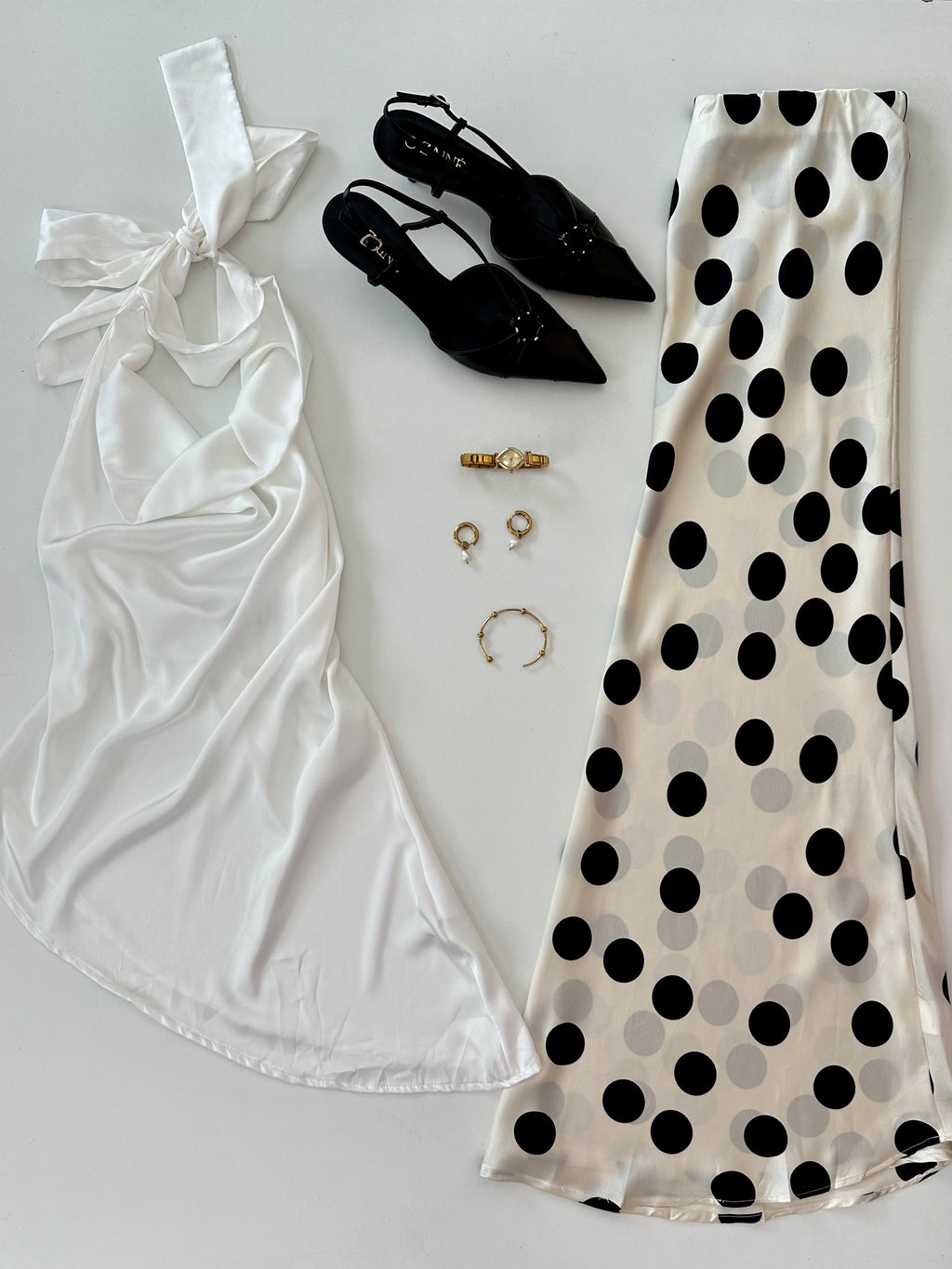 Halter blouse Satin