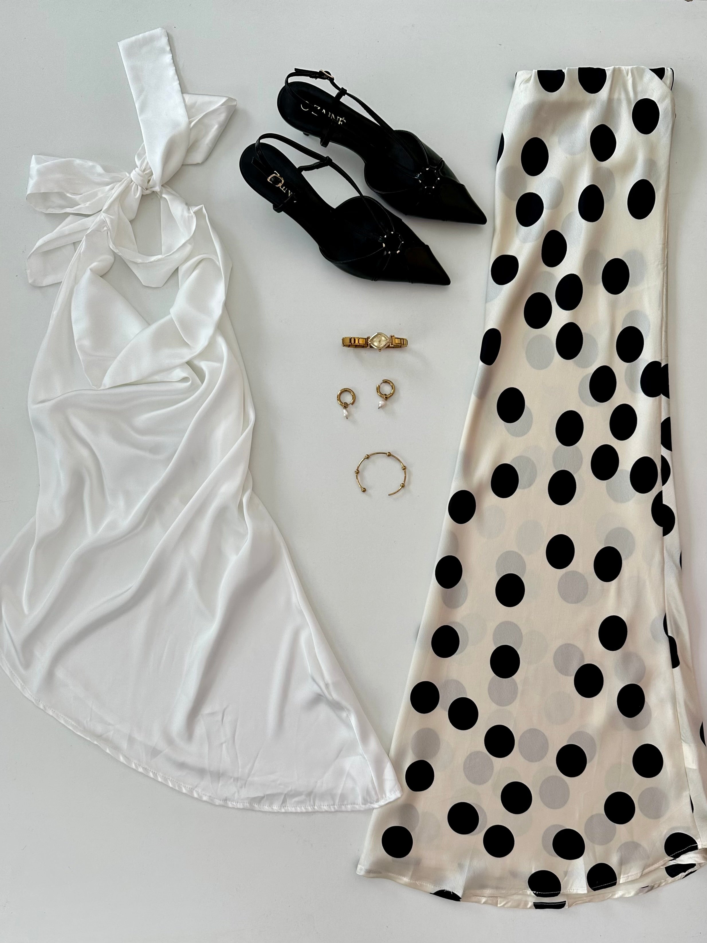 Halter blouse Satin