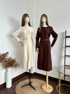 Vestido tejido c/cinto