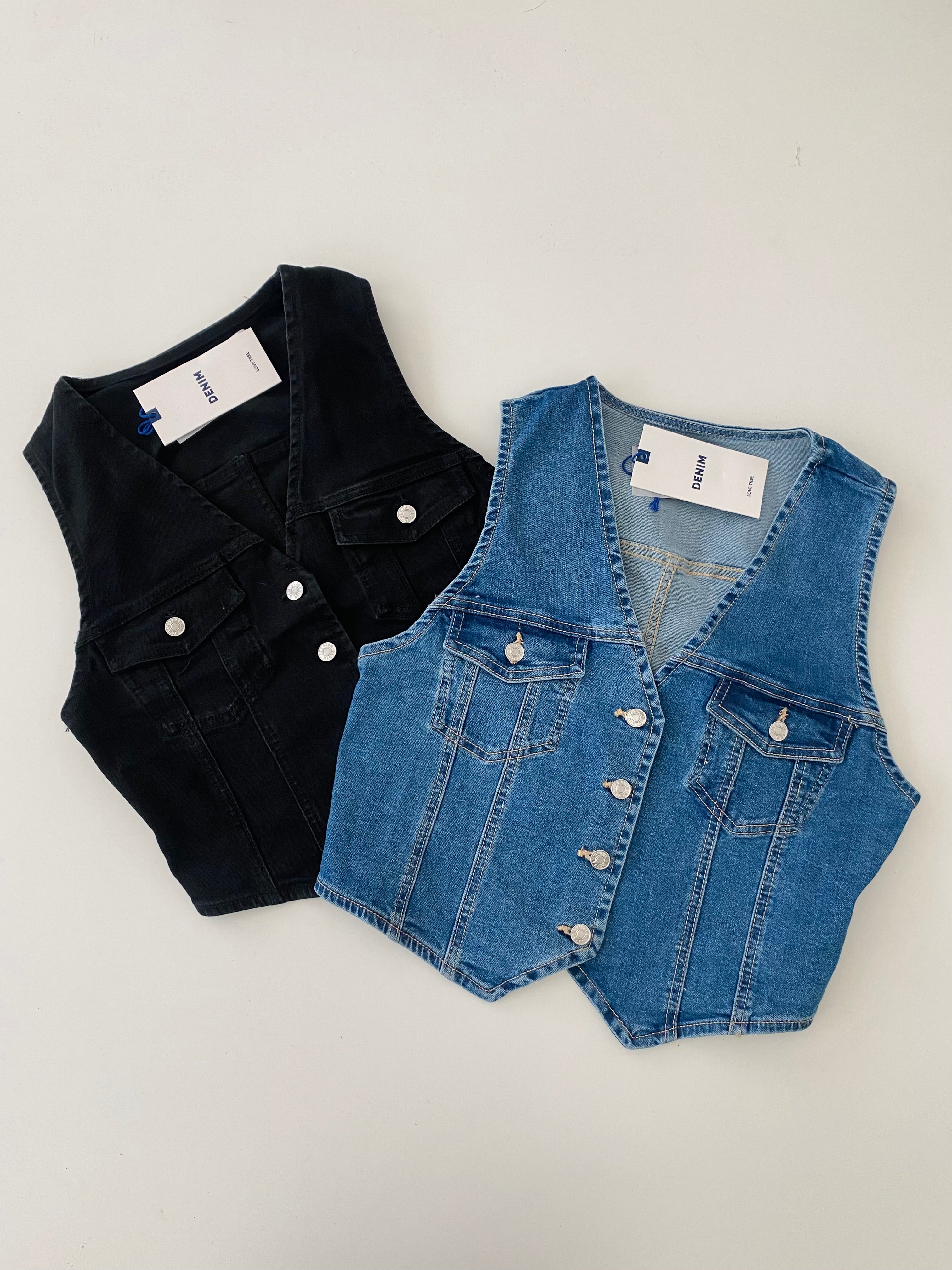 Denim vest