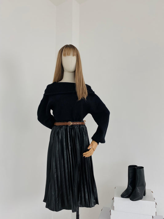 Falda plisada