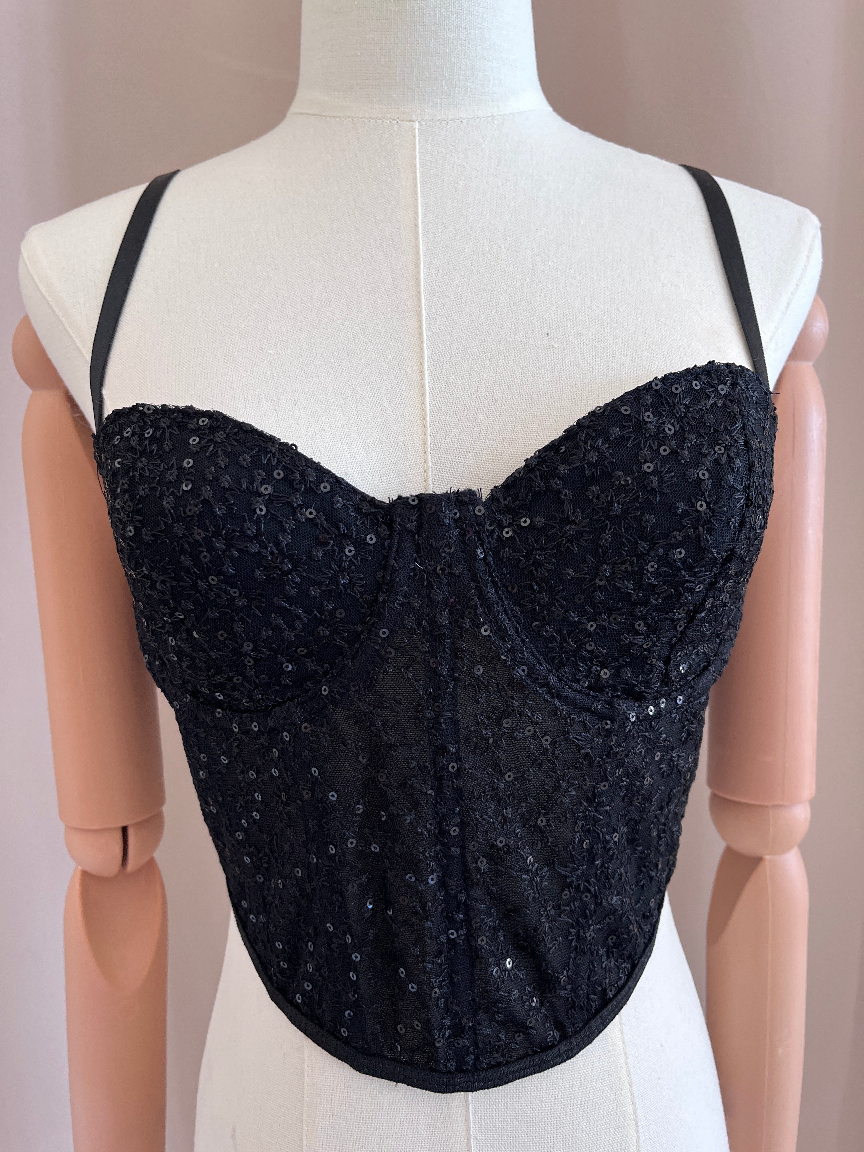 Corset lentejuela