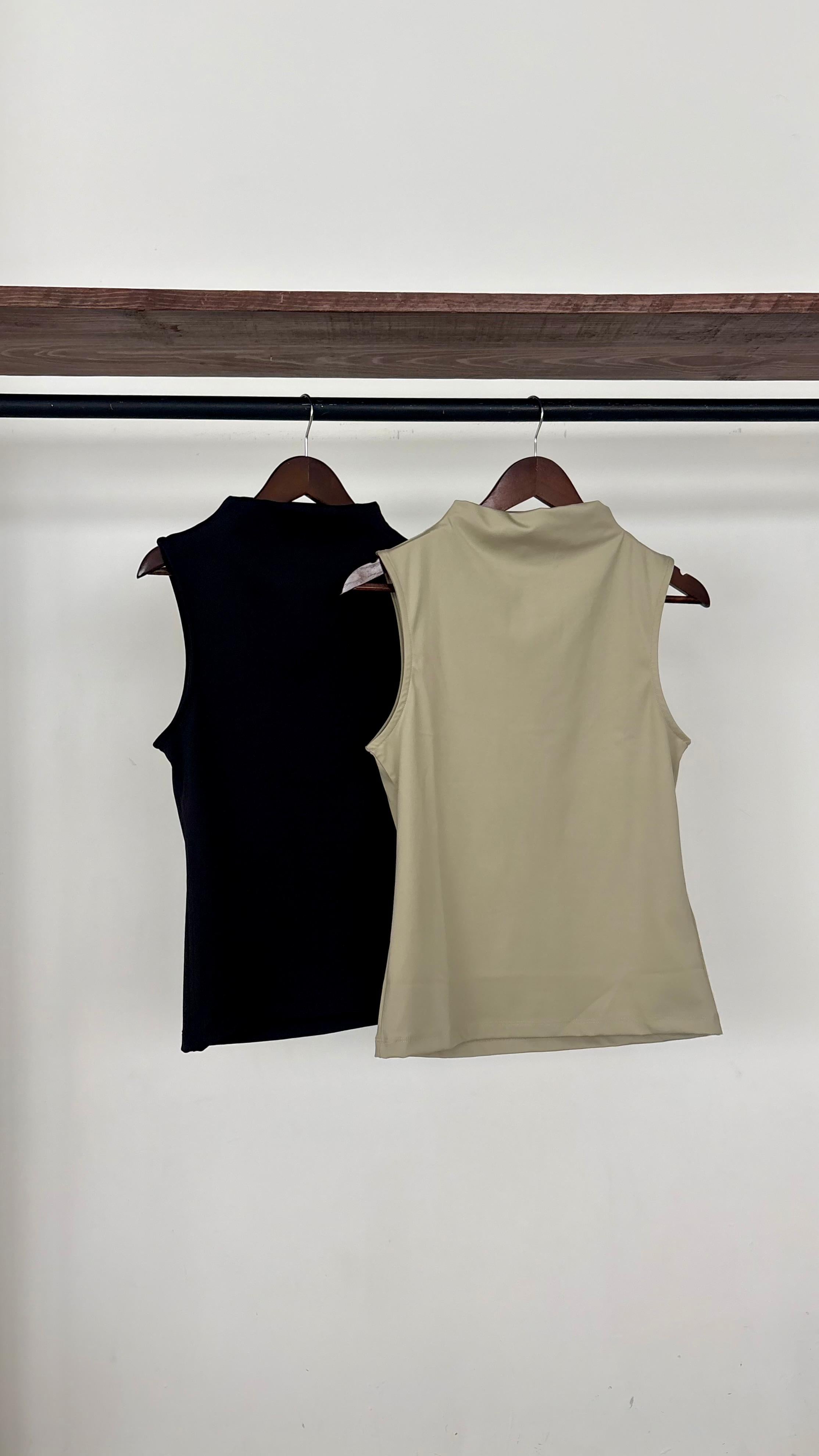 Blusa cuello alto
