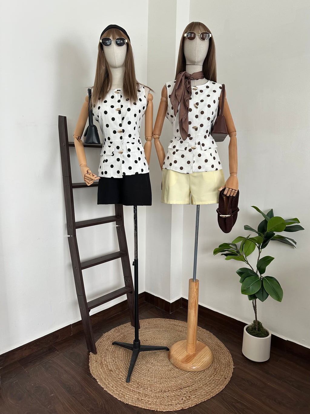 Chaleco polka dots