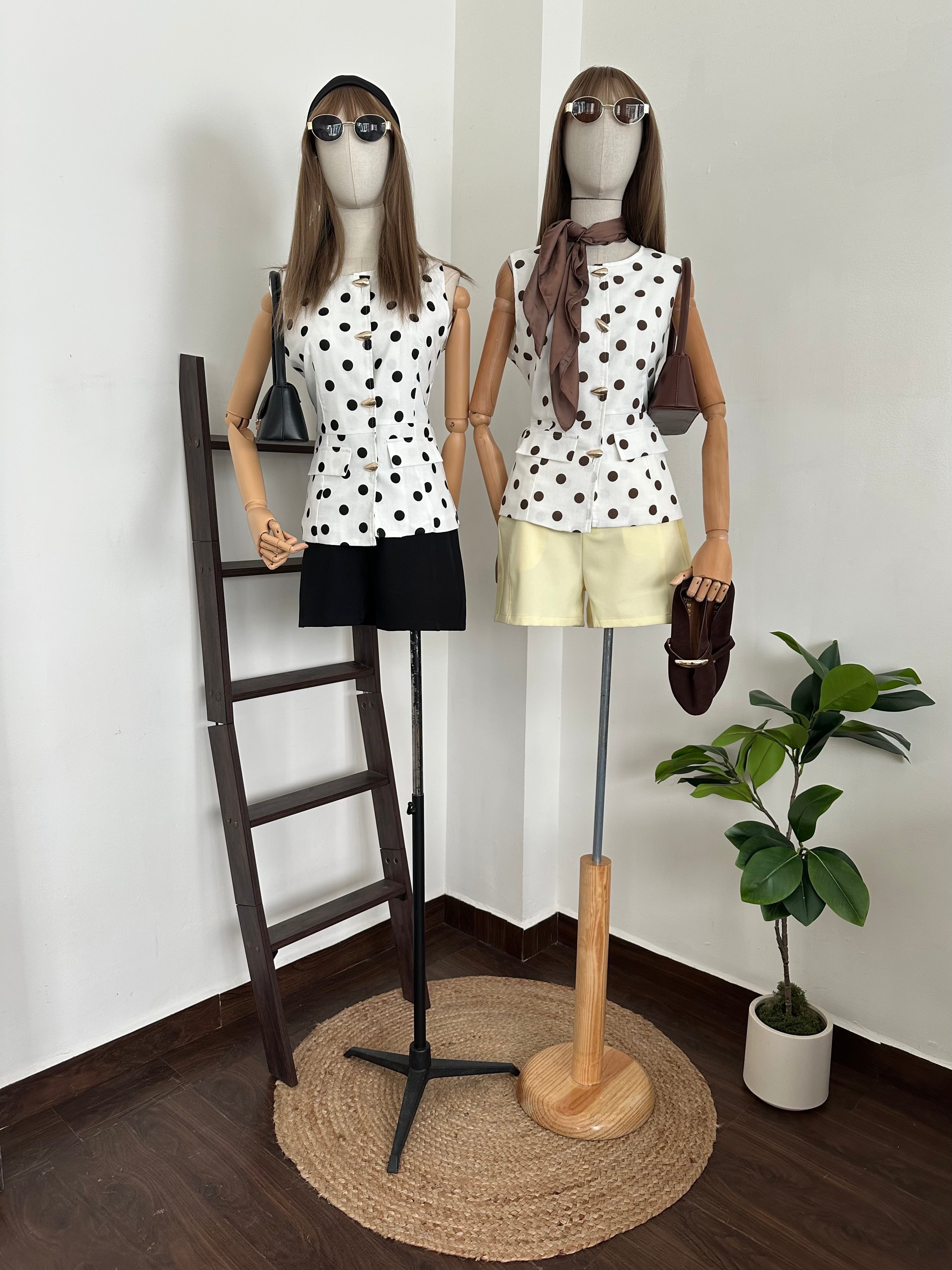 Chaleco polka dots