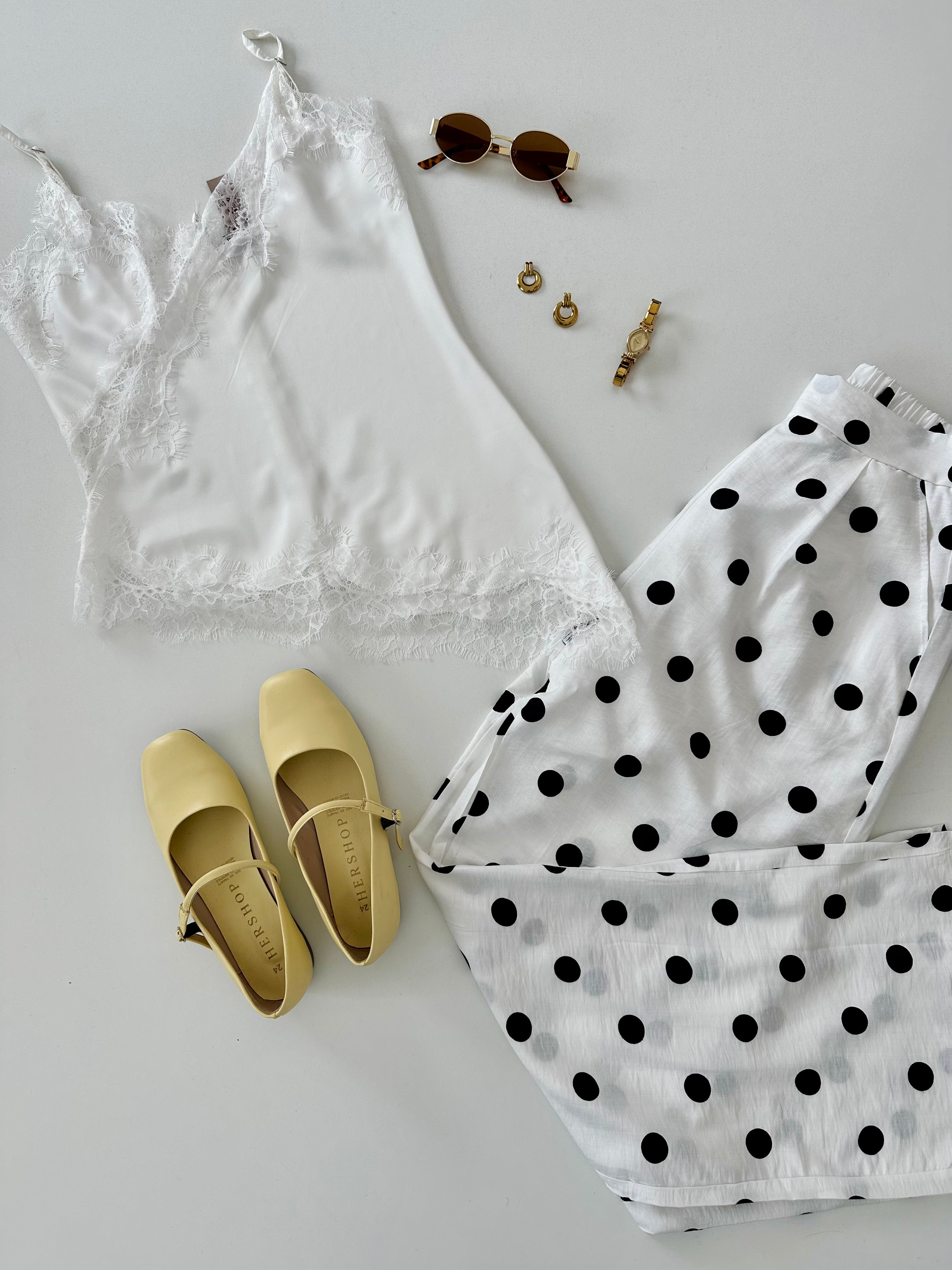 Blusa satinada c/encaje