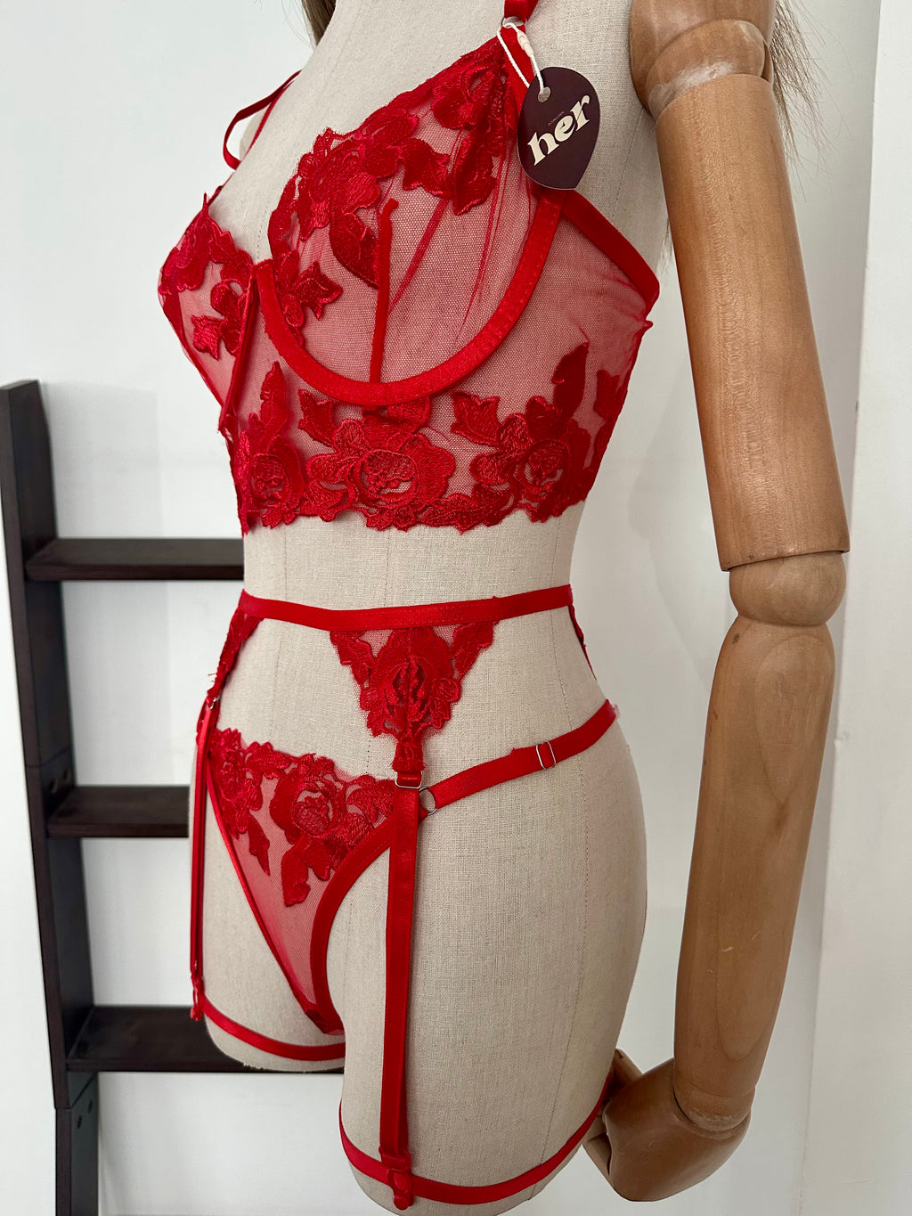Set mesh c/ bordado