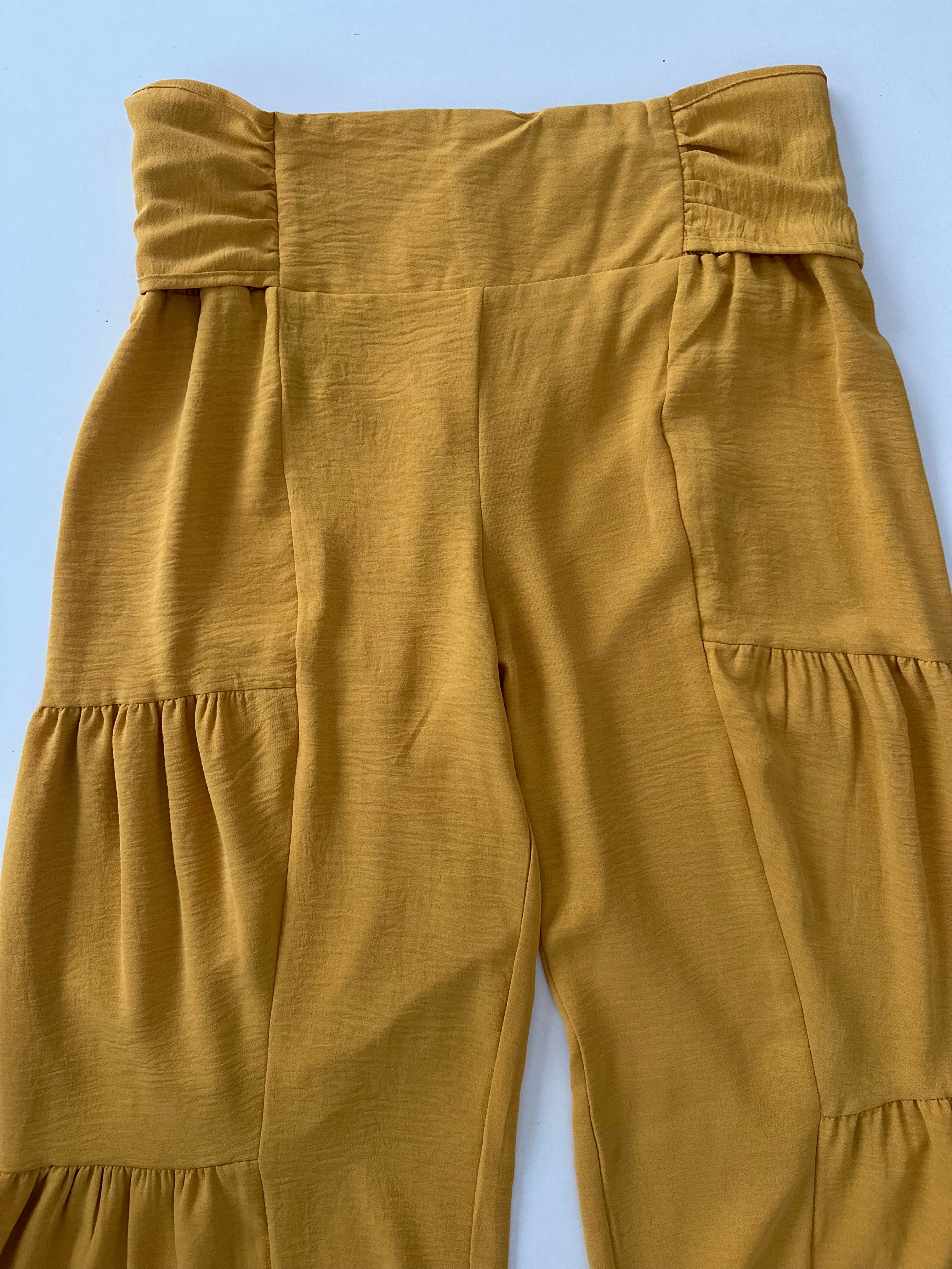 Pantalón mostaza c/ elástico