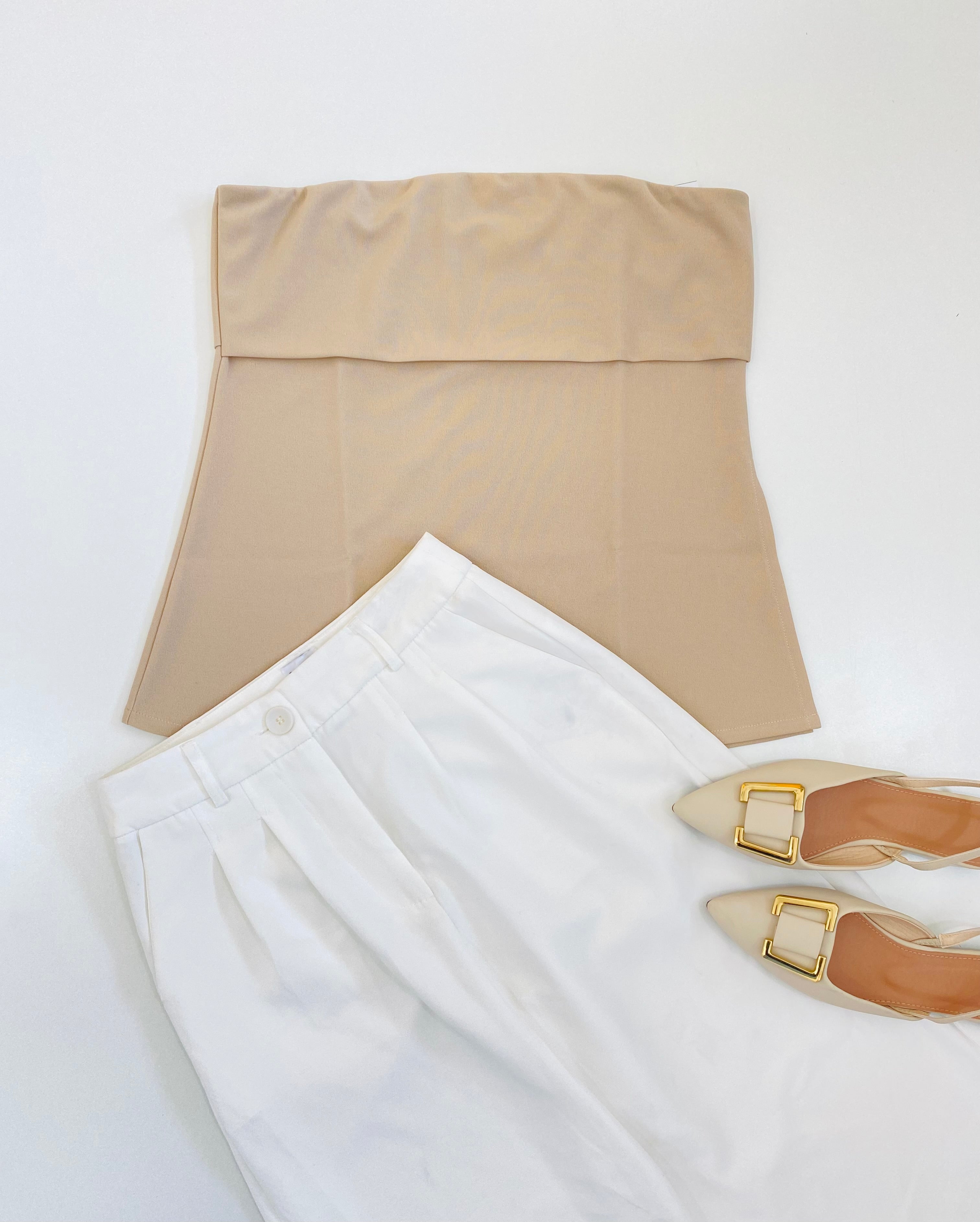 Blusas strapless