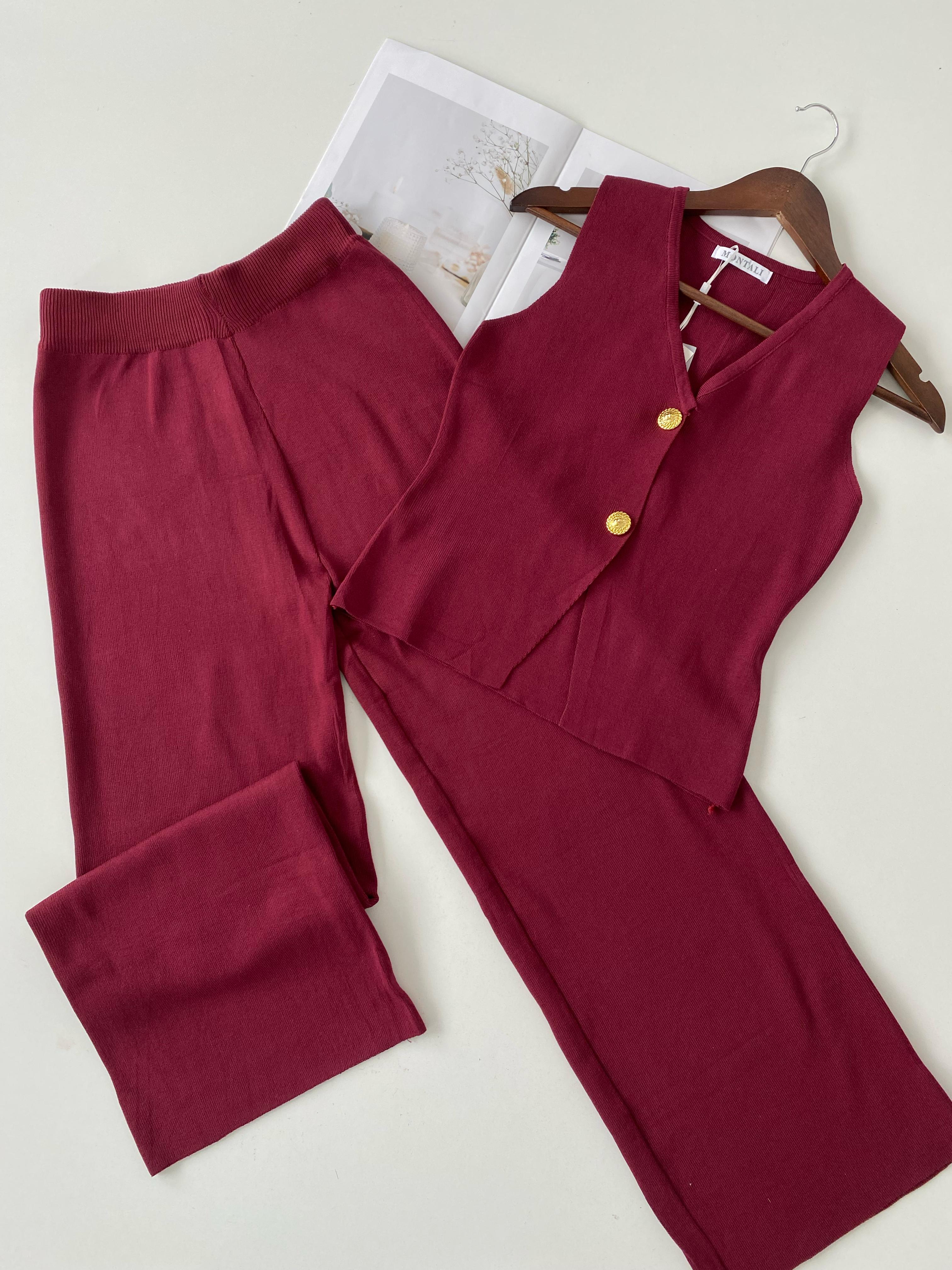Set pantalón/blusa 2 botones