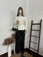 Blusa princesa c/cinto